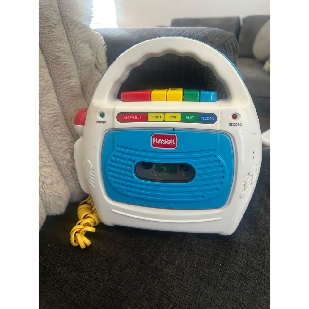 Vintage Playskool PS-482 Cassette Tape Recorder Player with Microphone 1999